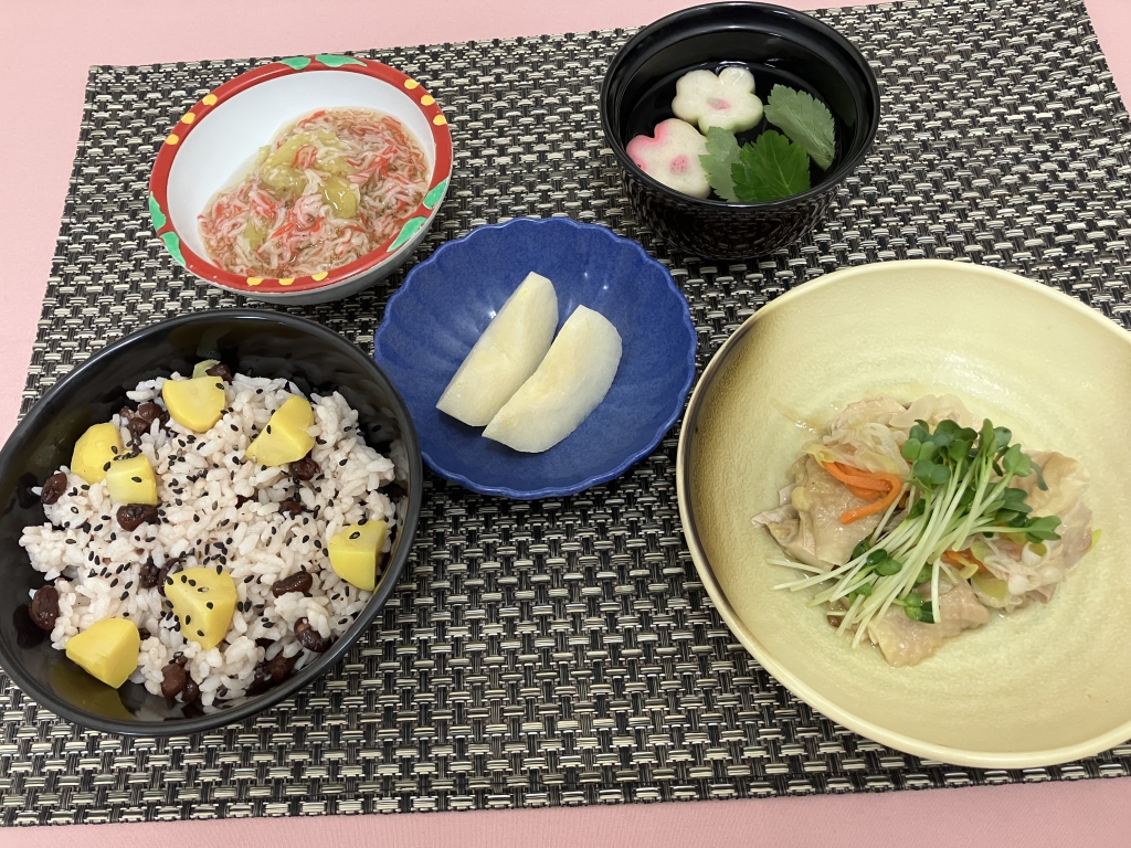 9月の行事食をご紹介いたします